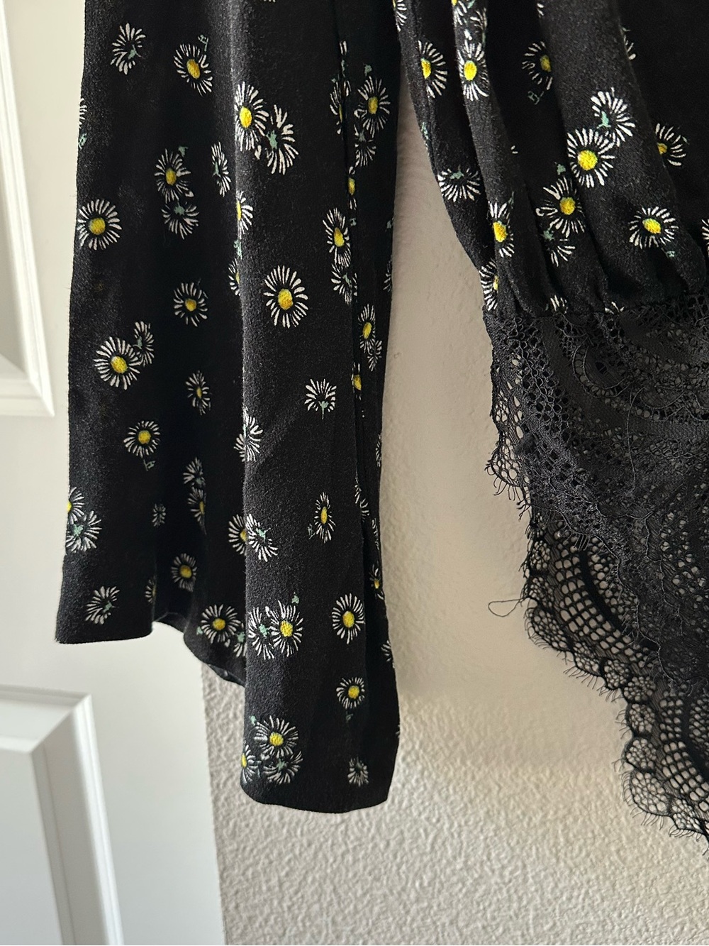 Free People Tie-Front Long Sleeve Bodysuit Top - Picture 3 of 6